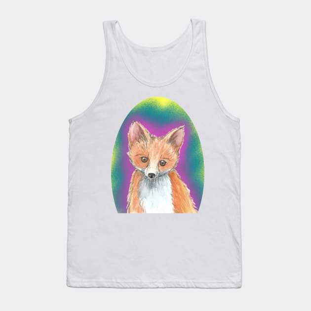 Acid fox Tank Top by Keen_On_Colors